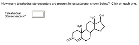 Solved How many tetrahedral stereocenters are present in | Chegg.com 