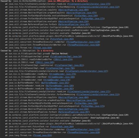 Execution Failed Java Io IOException Is A Directory Issue 35