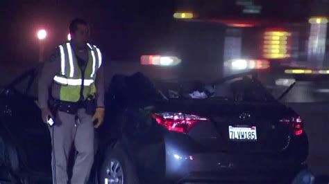 4 Dead After Wrong Way Crash On 210 Freeway Near Lake View Terrace Ktla