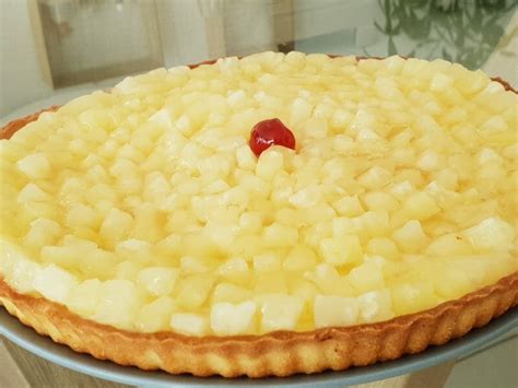 Tarte piña colada au Thermomix Cookomix