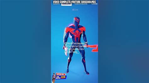 Gameplay Skin Miles Morales Spider Man Fortnite Pack Skin Miles Morales Fortnite Emote Spider