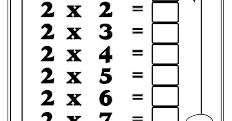 Tabuada Do 2 Para Completar - ATIVIDADE - TABUADA DA MULTIPLICAÇÃO POR 2 PARA IMPRIMIR-ESPAÇO EDUCAR