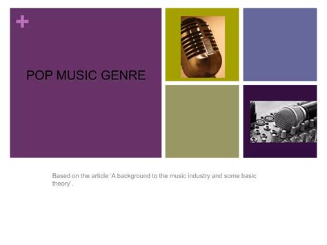 Pop music genre | PPT