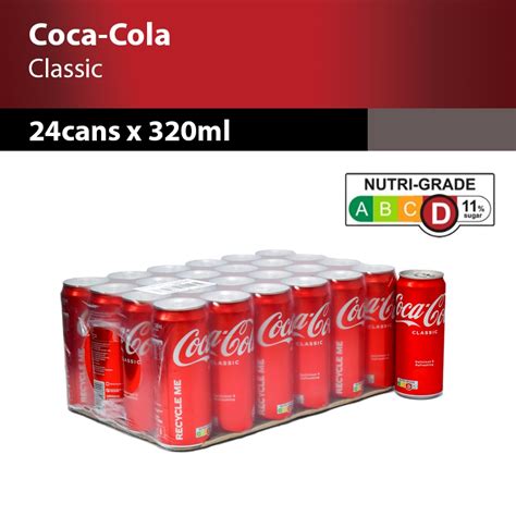 Coca Cola Classic 24 Cans X 320ml Shopee Singapore