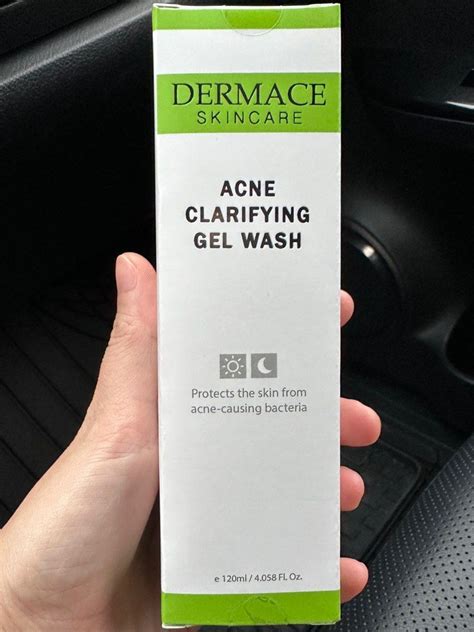 Dermace Skincare Acne Clarifying Gel Wash Acne Cleanser Beauty