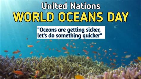 World Ocean Day 2022 8 June World Oceans Day Revitalization