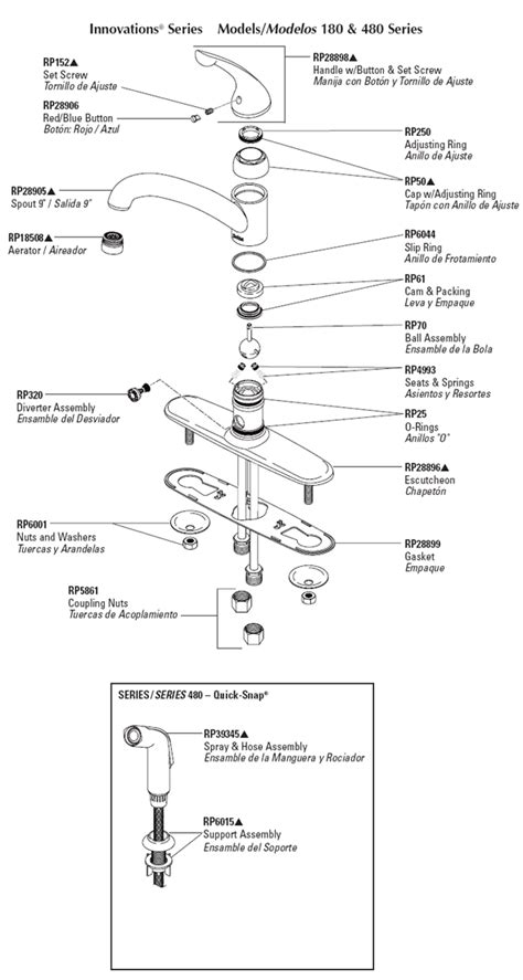 Delta Kitchen Faucet Parts List Kitchen Info