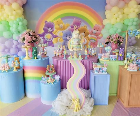 Care Bear Diaper Cake Care Bears Baby Shower Neutral Baby Shower