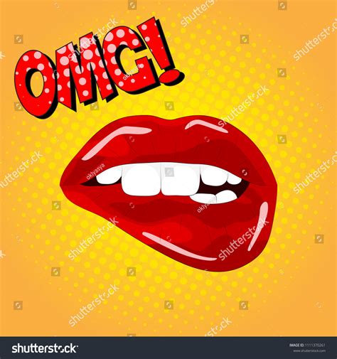 Sweet Sexy Pop Art Pair Glossy Stock Vector Royalty Free 1111370261 Shutterstock