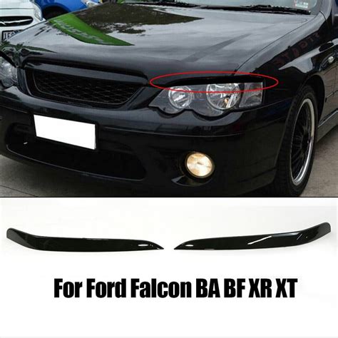 KERISTE Headlight Eyebrow Eyelid Cover Trim Fits For Ford Falcon Ba Bf