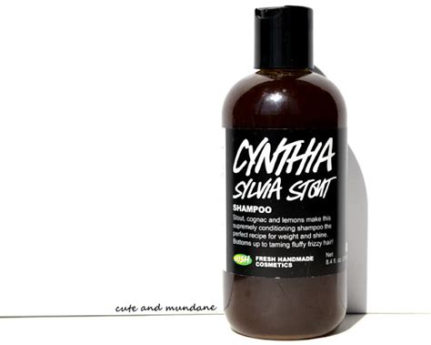 Cute And Mundane Lush Cynthia Sylvia Stout Shampoo Review