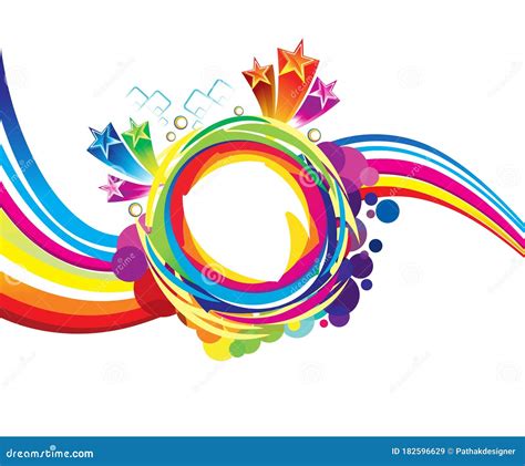 Abstract Artistic Creative Wave Explode Stock Vector Illustration Of