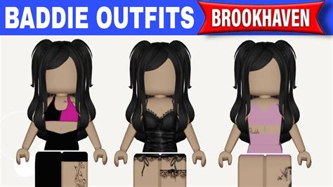 10 Baddie Outfits Id Codes For Brookhaven Rp Berry Avenue And Bloxburg Youtube