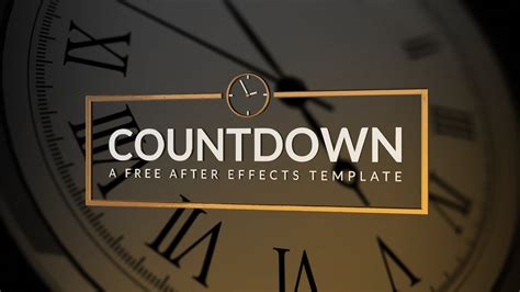 Make A Countdown After Effects - Videohive , After Effects,Pro Video Motion