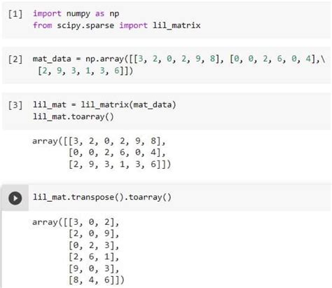 Working With Python Lil Matrix Scipy Python Guides