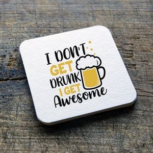 Funny Beer Coaster Svg Bundle Unique Designs Files For Cricut