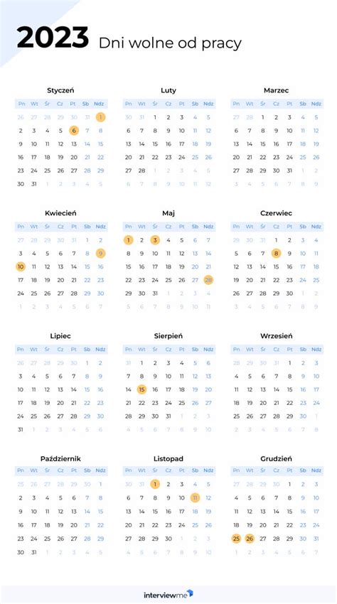 Dni wolne od pracy 2025 Kalendarz świąt i wolnych dni w Polsce