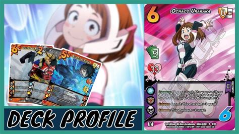 Too Fast To Handle Ochaco Uraraka Ii My Hero Academia Ccg Deck