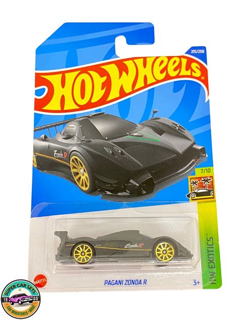 Hot Wheels HW Exotics Pagani Zonda R Black Colour Etsy