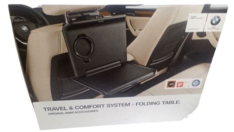 Original BMW Folding Table Black T C System 51952449252 HUBAUER Shop De