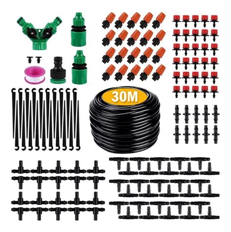 Kit De Irrigação Por Gotejamento Horta E Vasos Parcelamento sem juros