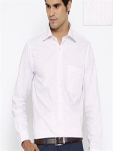 Buy Arrow Men White Checked Formal Shirt Shirts For Men 1500250 Myntra