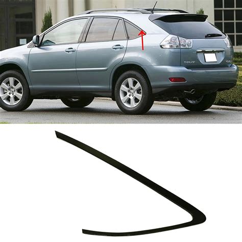 Skyyo Replacement Rear Quarter Window Glass Trim Fits For