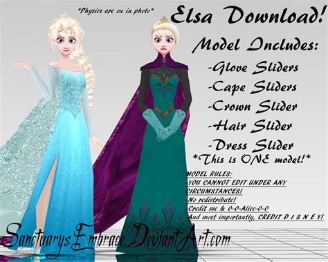 Mmd Download Elsa Coronation Ice Queen By Maricorsair On Deviantart