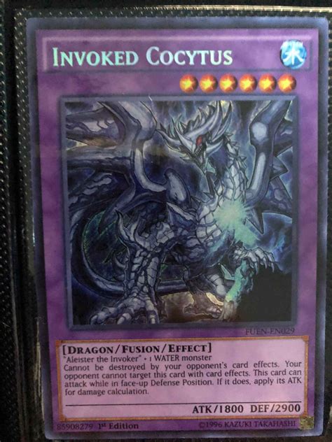 YUGIOH INVOKED COCYTUS MINT 1ST EDITION FOIL CARD Yu Gi Oh Trading