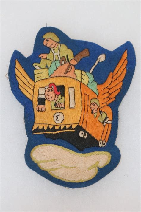 Us Ww Army Air Force Th Troop Carrier Squadron A Patch Sqn Sqdn