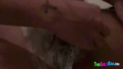 Beautiful Asian Babe Posing And Sucking Cock