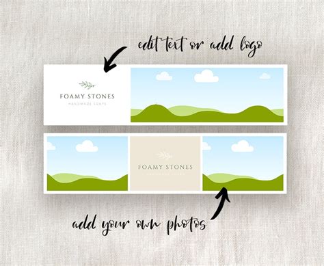 Etsy Banner Template Editable in Canva, DIY Etsy Photo Covertemplate ...