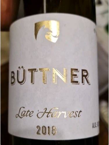 Büttner Late Harvest Vivino US