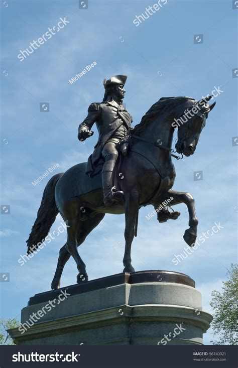 Bronze Statue George Washington On Horse Stock Photo 56740021 ...