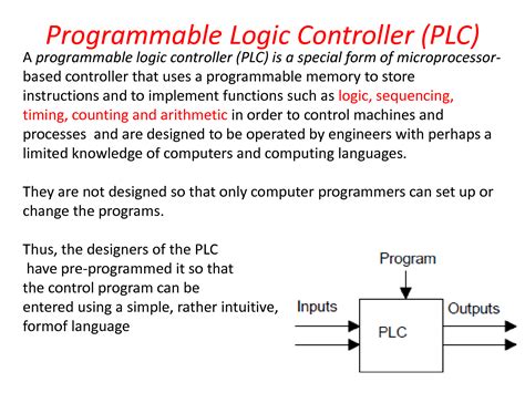 Programmable Logic Controller Diagram Plc Programmable Log