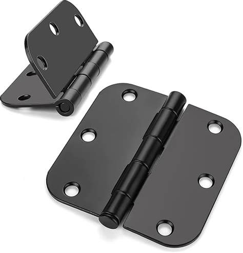 Haidms Door Hinges 12 Pack Noise Free Matte Black Door Hinges 35 Inch