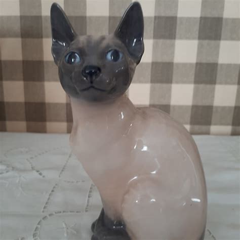 Royal Copenhagen Porcelain Cat Figurines Etsy