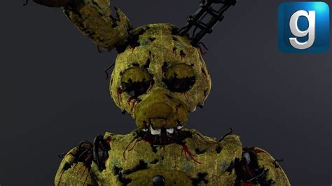 Gmod Fnaf Ignited Stylized Springtrap Pill Pack Youtube