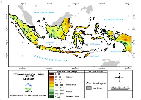 Analisis Curah Hujan Dan Sifat Hujan Juni Bmkg