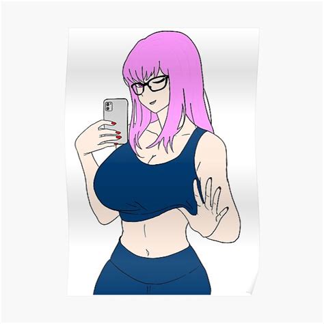 Kopie Von Anime Girl Bikini Waifu Workout Clothes Design Poster Von Akumanosenshi Redbubble