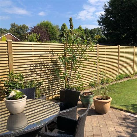 Venetian Hit And Miss Fence Panels Patio Garden Design Fence Panels