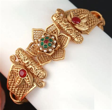 Buy Online Classic Antique Gold Bracelets For Women