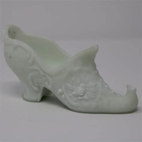 Fenton Glass Shoe Etsy