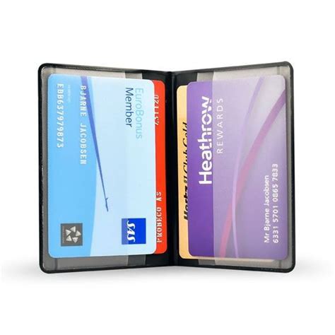 Rfid Secured Credit Card Holder Folder For 4 Cards