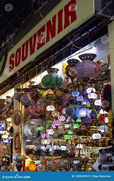 Souvenir Store On Central Street Kemer Turkey Editorial Stock Photo