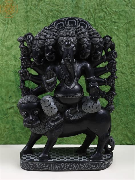 10 Heramba Ganesha Handmade Exotic India Art