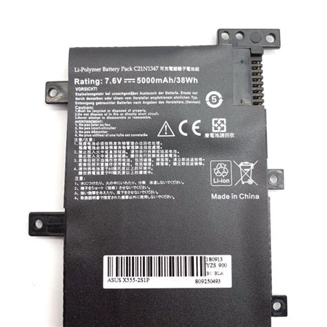 ASUS 華碩 2芯 C21N1347 日系電芯 電池 C21N1347 C2INI347 A555 A555LA | Yahoo奇摩拍賣