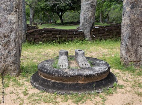 Buddha in Polonnaruwa temple - medieval capital of Ceylon, Stock Photo ...