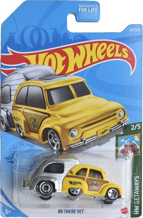 Amazon Hot Wheels RV There Yet HW Getaways Yellow Silver Toys Games