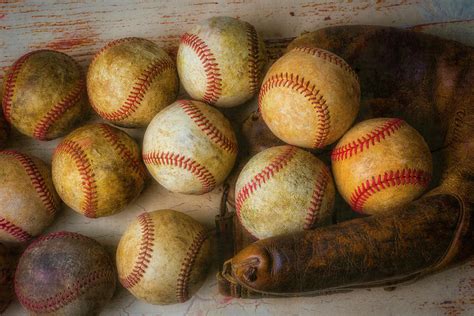 Worn Mitt And Baseballs Photograph By Garry Gay Fine Art America